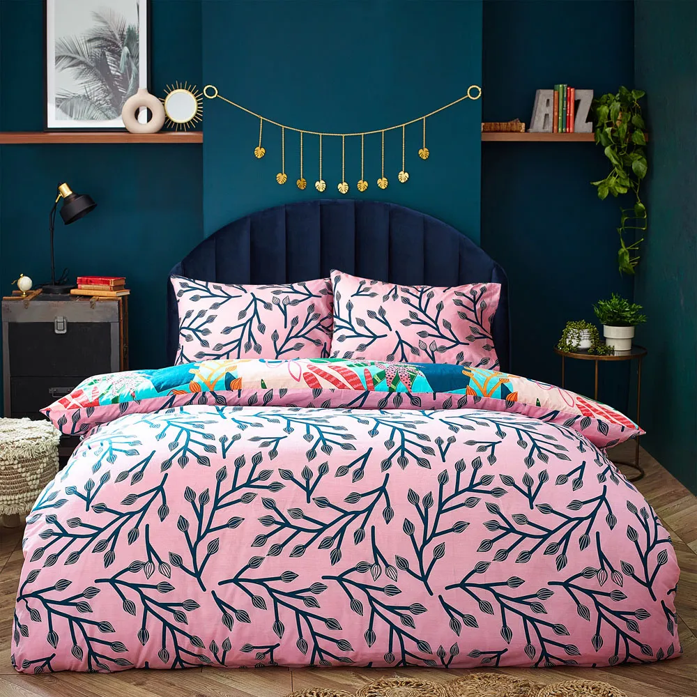 Coralina Double Duvet Set - Multi, Polycotton