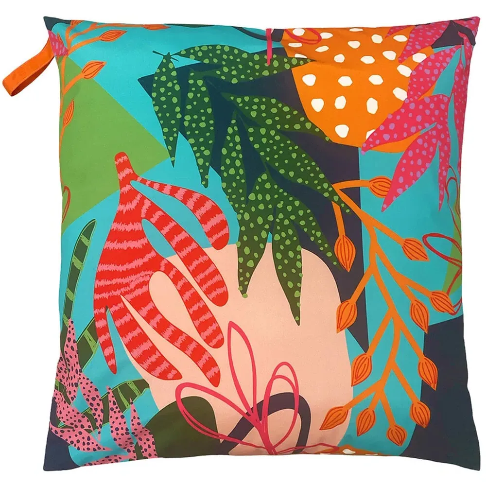 Coralina Floor Cushion with Handle - Multi, Polyester