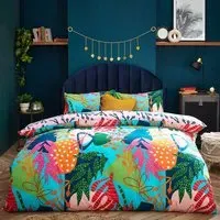 Coralina King Size Duvet Set - Multi, Polycotton