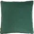 Cosmo Square Velvet Cushion with Pom-Pom Trim - Marine Blue