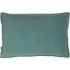 Cosmo Velvet Cushion with Pom-Pom Trim - Blue