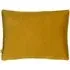 Cosmo Velvet Cushion with Pom-Pom Trim - Ochre
