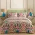 Curious Lotus King Size Duvet Set - Multi, Linen