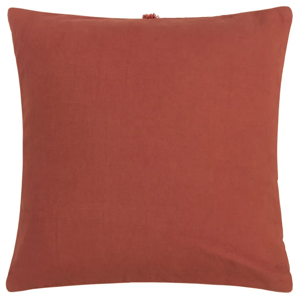 Dakota Tufted Cushion - Brown, Cotton
