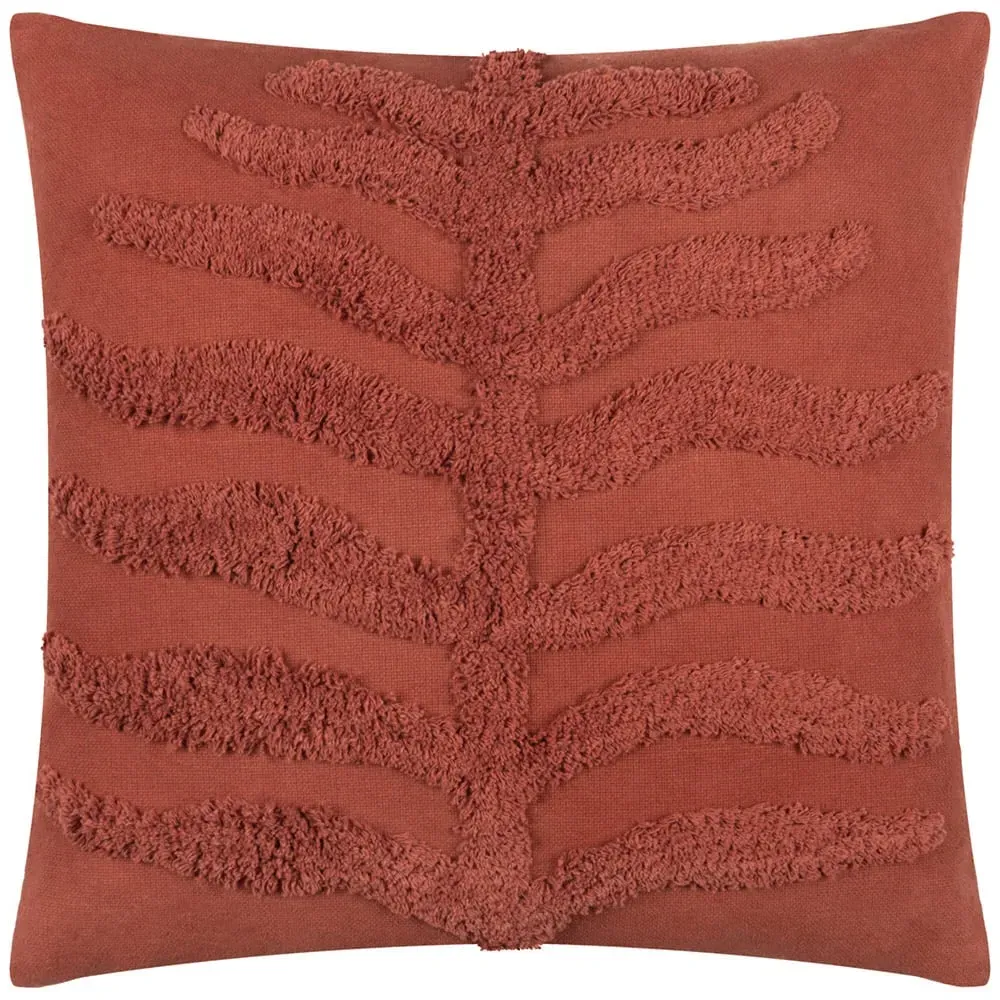 Dakota Tufted Cushion - Brown, Cotton image