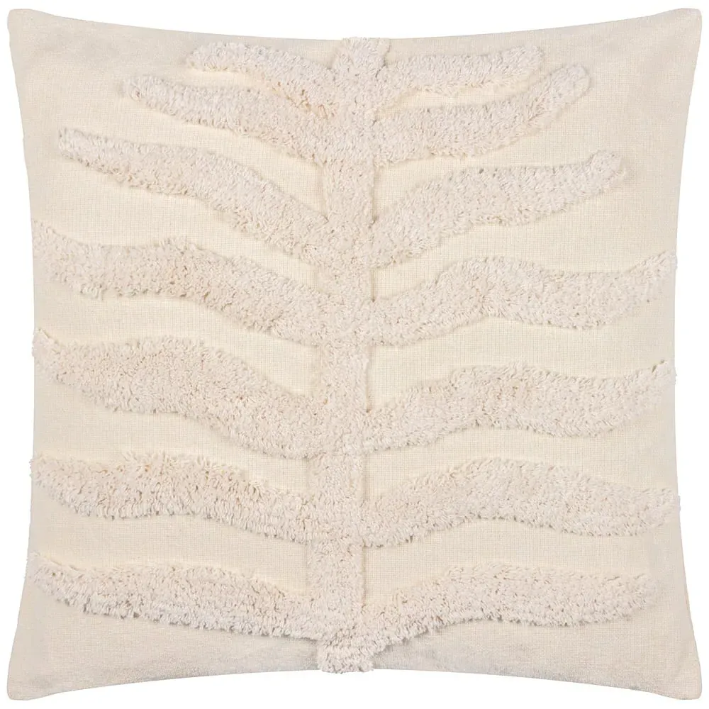 Dakota Tufted Cushion - Cream, Cotton