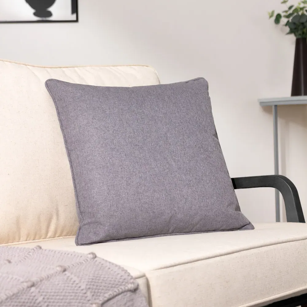 Dakota Tufted Cushion - Grey