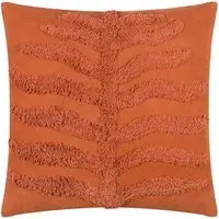 Dakota Tufted Cushion - Rust, Cotton