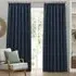 Dawn Blackout Pencil Pleat Curtains - Blue