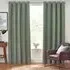 Dawn Eucalyptus Thermal Blackout Eyelet Curtain - Green