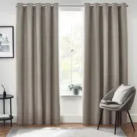 Dawn Thermal Blackout Eyelet Curtain - Grey
