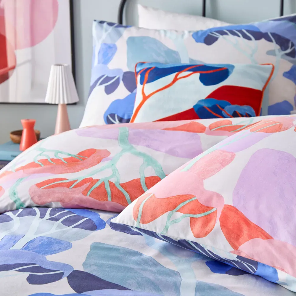 D'Azure Super King Duvet Cover Set - Multicolour