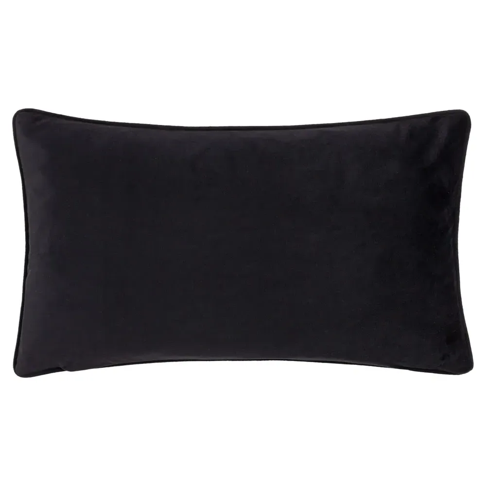 Desert Monkey Piped Cushion - Ivory, Velvet