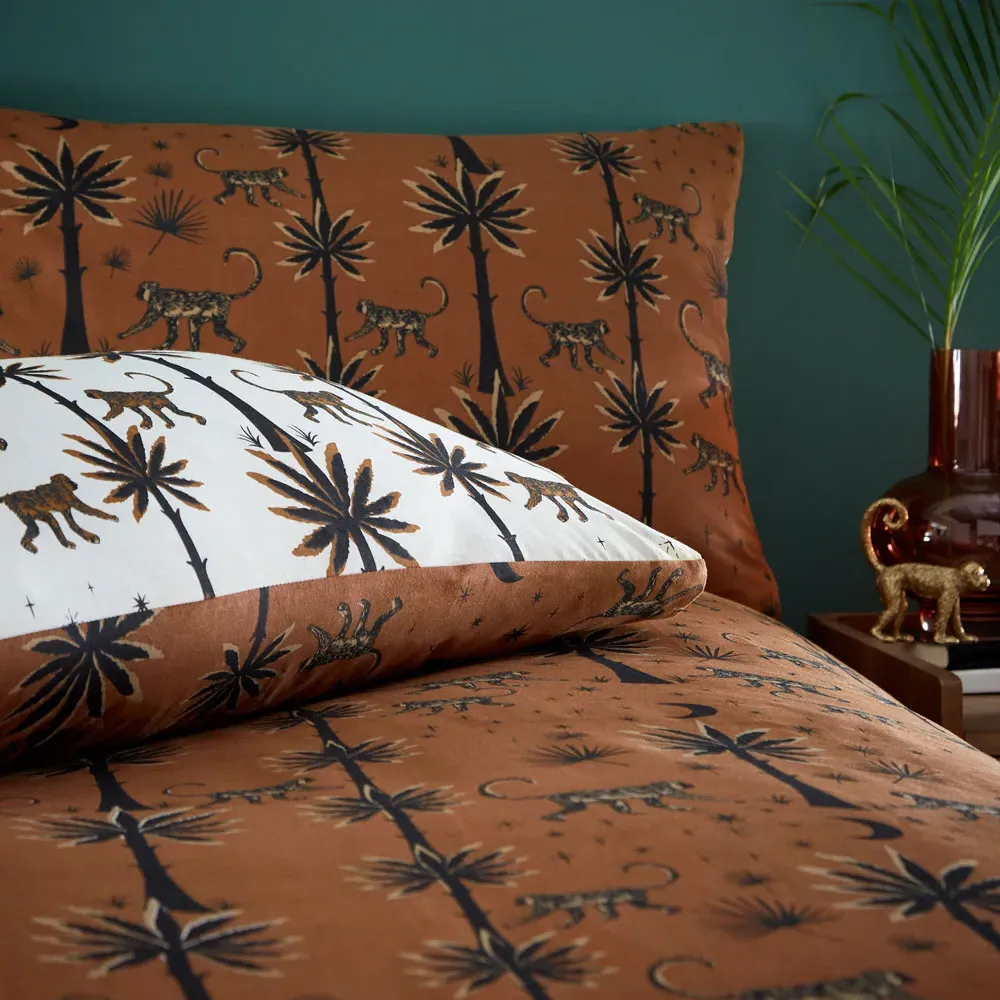 Desert Monkey Single Duvet Set - Multi