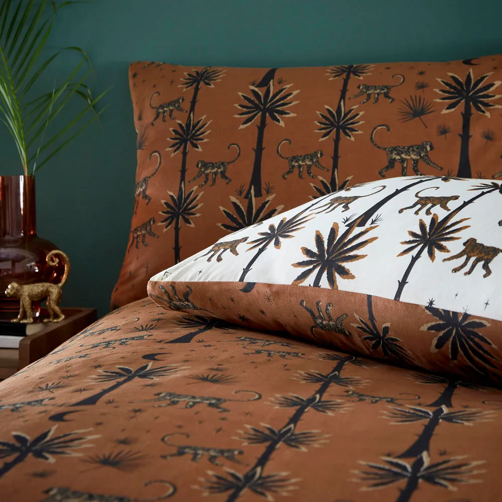 Desert Monkey Single Duvet Set - Multi
