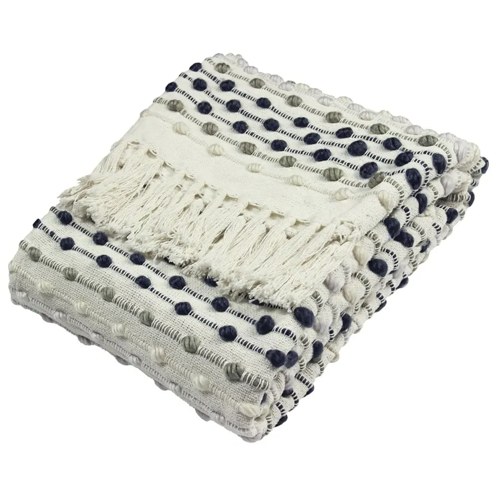 Dhadit Stripe Throw - Grey image