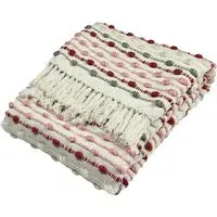 Dhadit Stripe Throw - Pink
