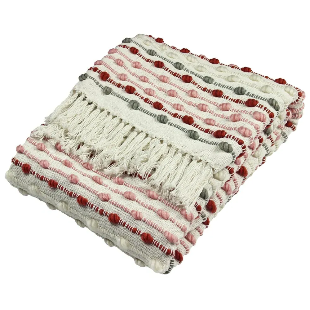 Dhadit Stripe Throw - Pink image