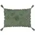 Dharma Tufted Cushion - Green, Cotton