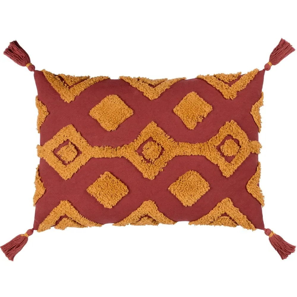 Dharma Tufted Cushion - Multi, Cotton