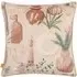 Earthen Natural Velvet Piped Cushion - Cream, Velvet
