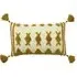 Esme Tufted Cotton Cushion - Ginger