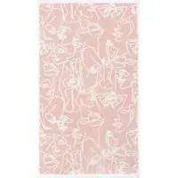 Everybody Turkish Cotton Jacquard Hand Towel - Pink