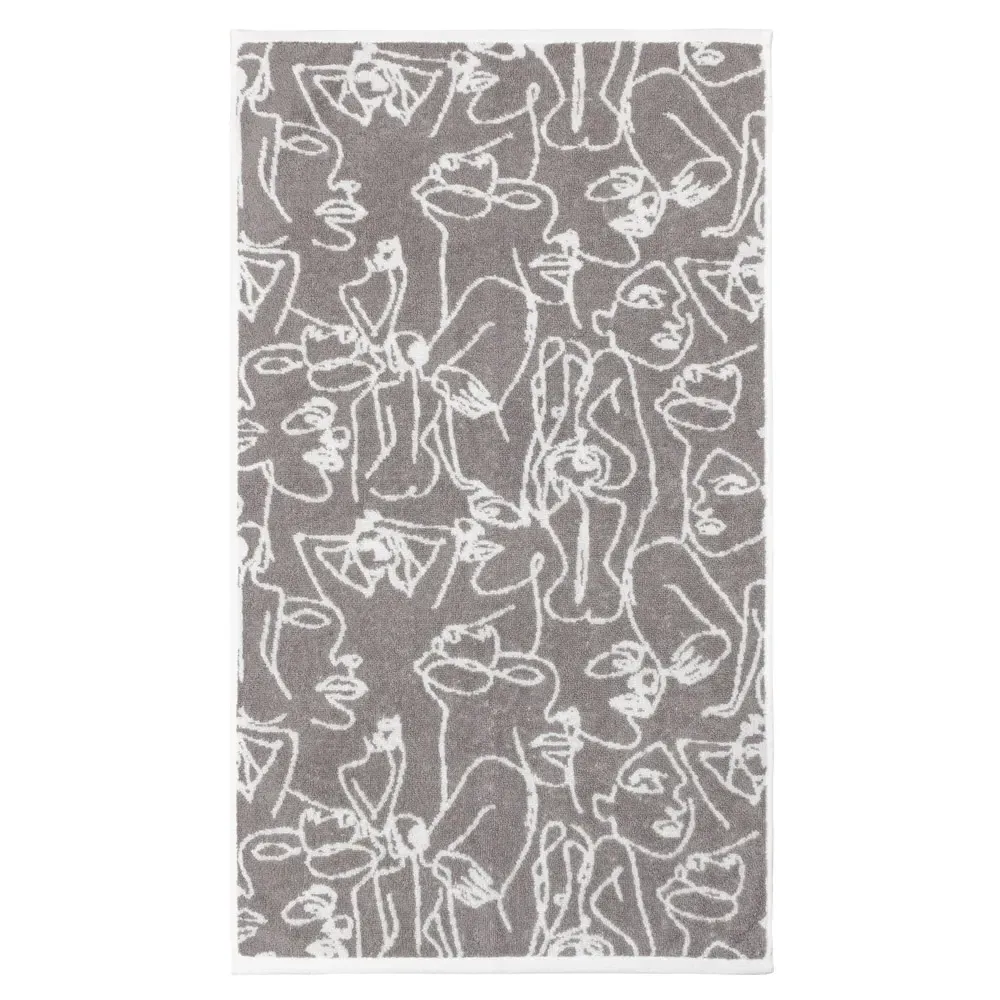 Everybody Turkish Cotton Jacquard Towel Bundle Set - Grey