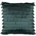 Flicker Fringed Cushion - Teal, Polyester