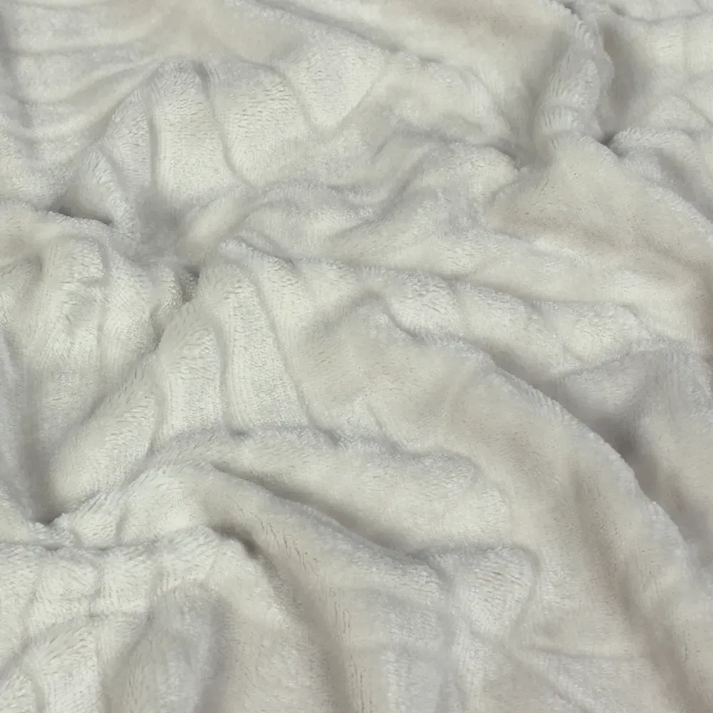 Folio Botanical Fleece Throw - Ecru