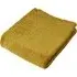 Folio Botanical Fleece Throw - Mustard Yellow