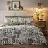 Frida Single Duvet Set - Green, Polycotton