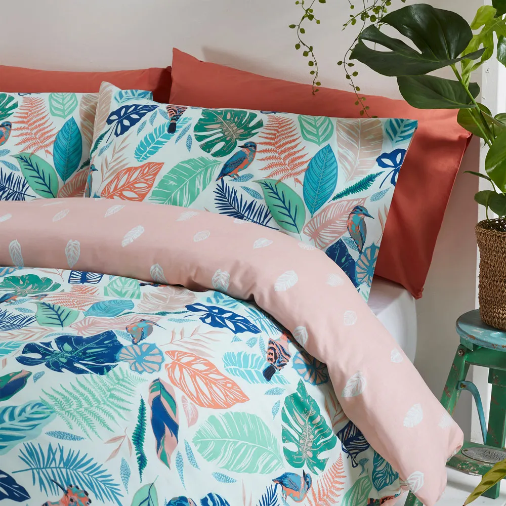 Guava Double Duvet Set - Multi, Polycotton
