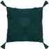 Halmo Woven Tasselled Cushion - Teal