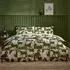 Herve Double Reversible Duvet Set - Olive