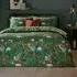 Into The Woods Super King Duvet Set Reversible - Green, Cotton