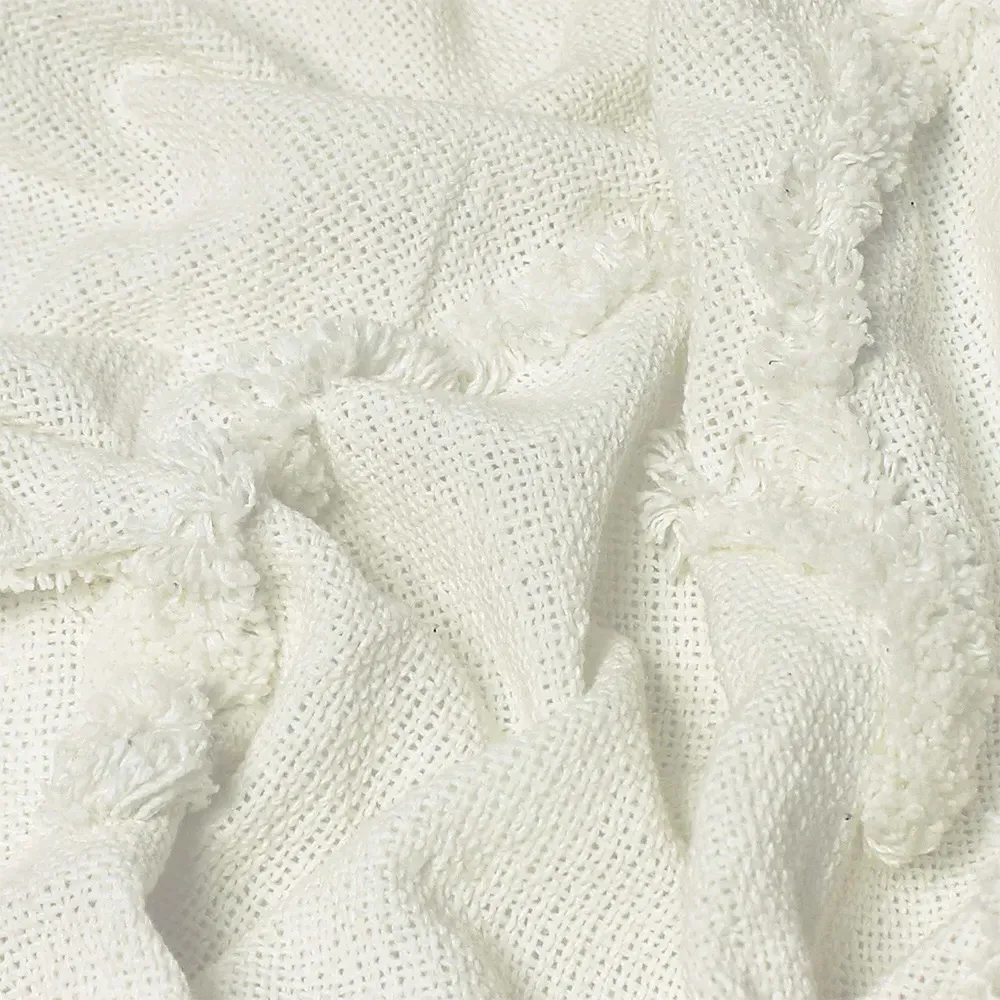 Jakarta Tufted Throw - Cream