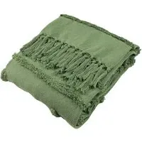 Jakarta Tufted Throw - Green