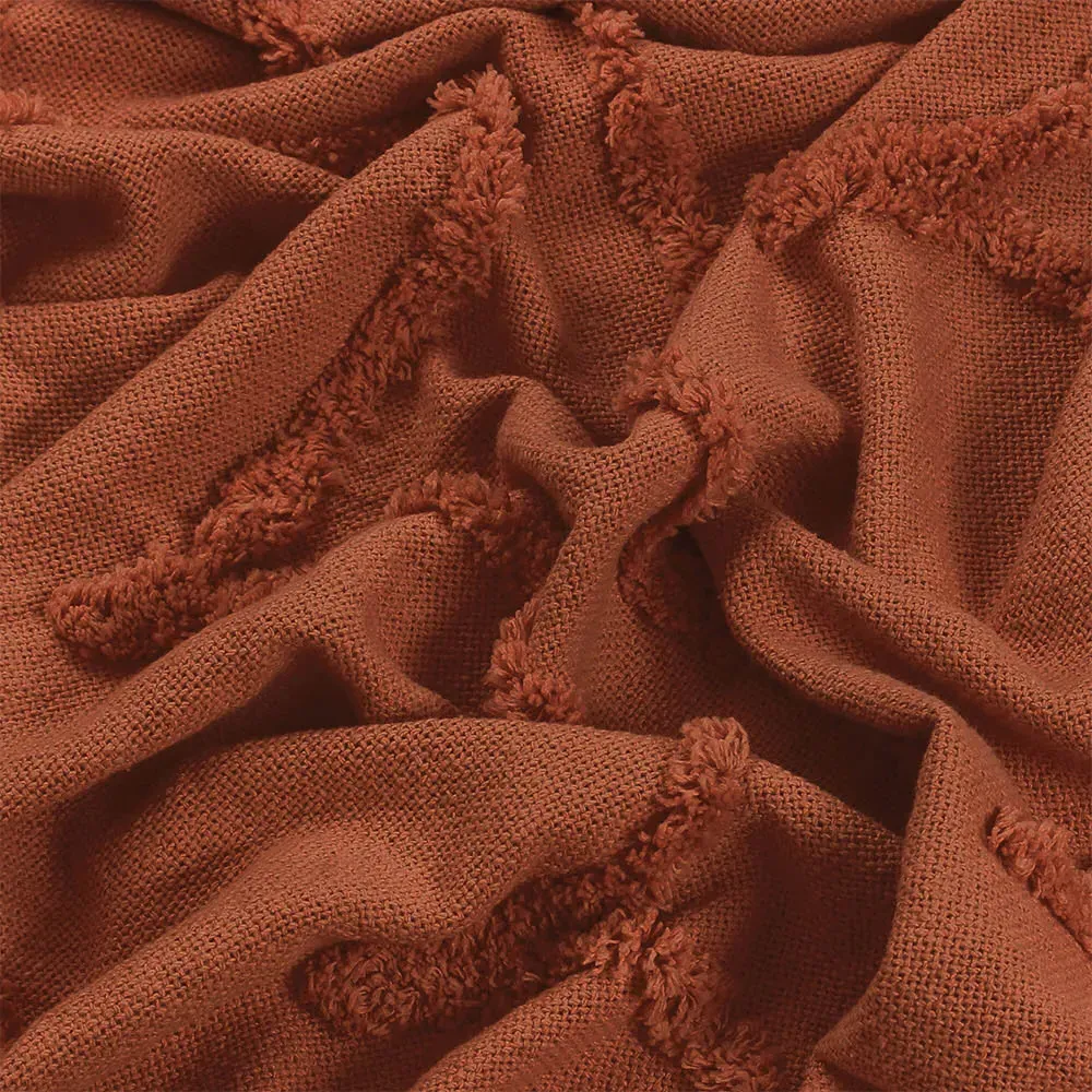 Jakarta Tufted Throw - Pecan