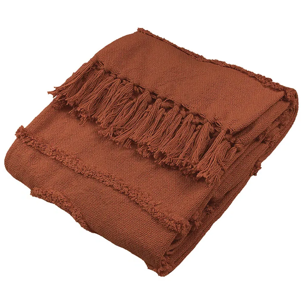 Jakarta Tufted Throw - Pecan