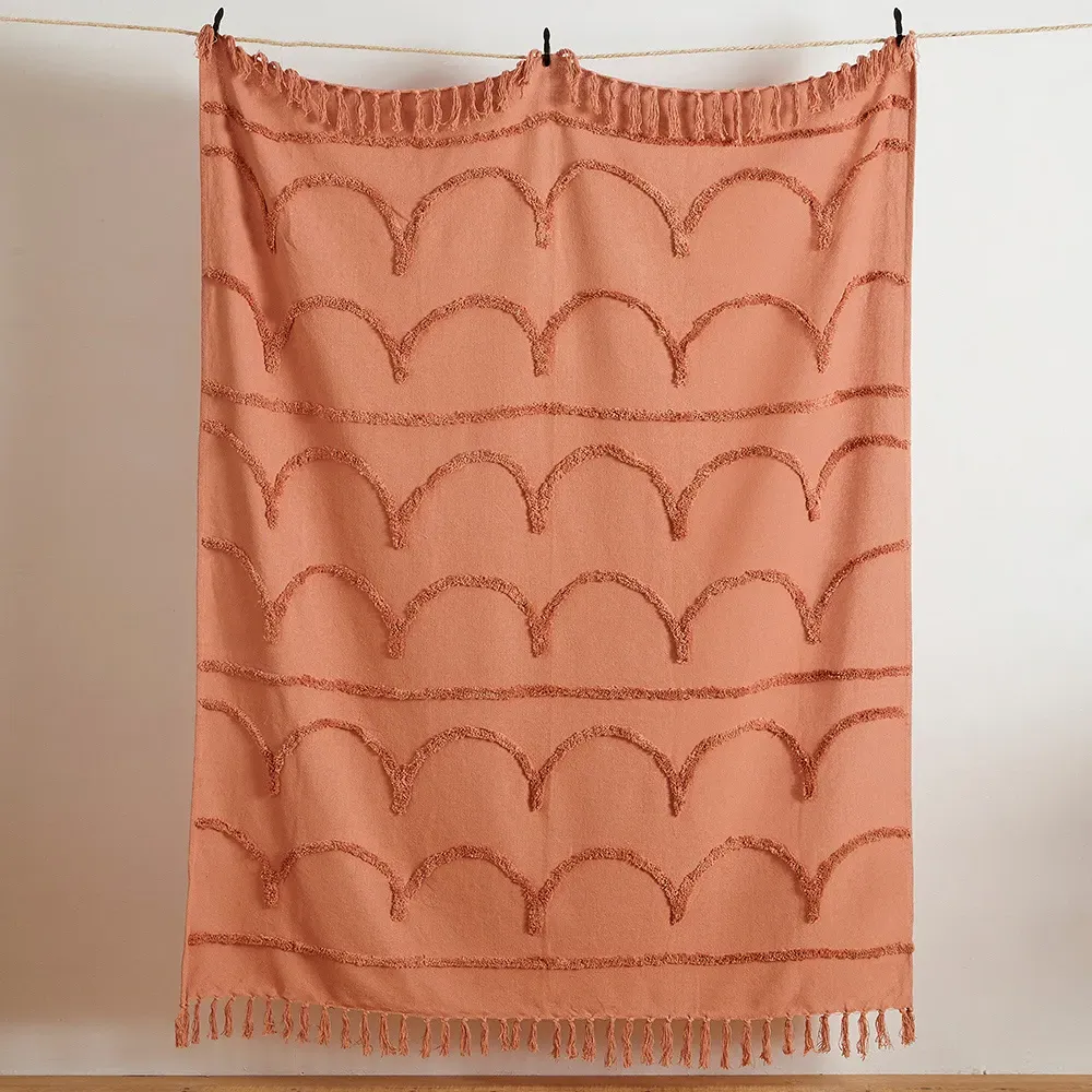 Jakarta Tufted Throw - Pink