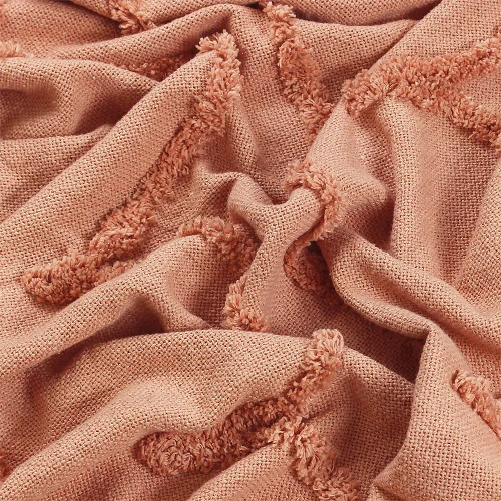 Jakarta Tufted Throw - Pink
