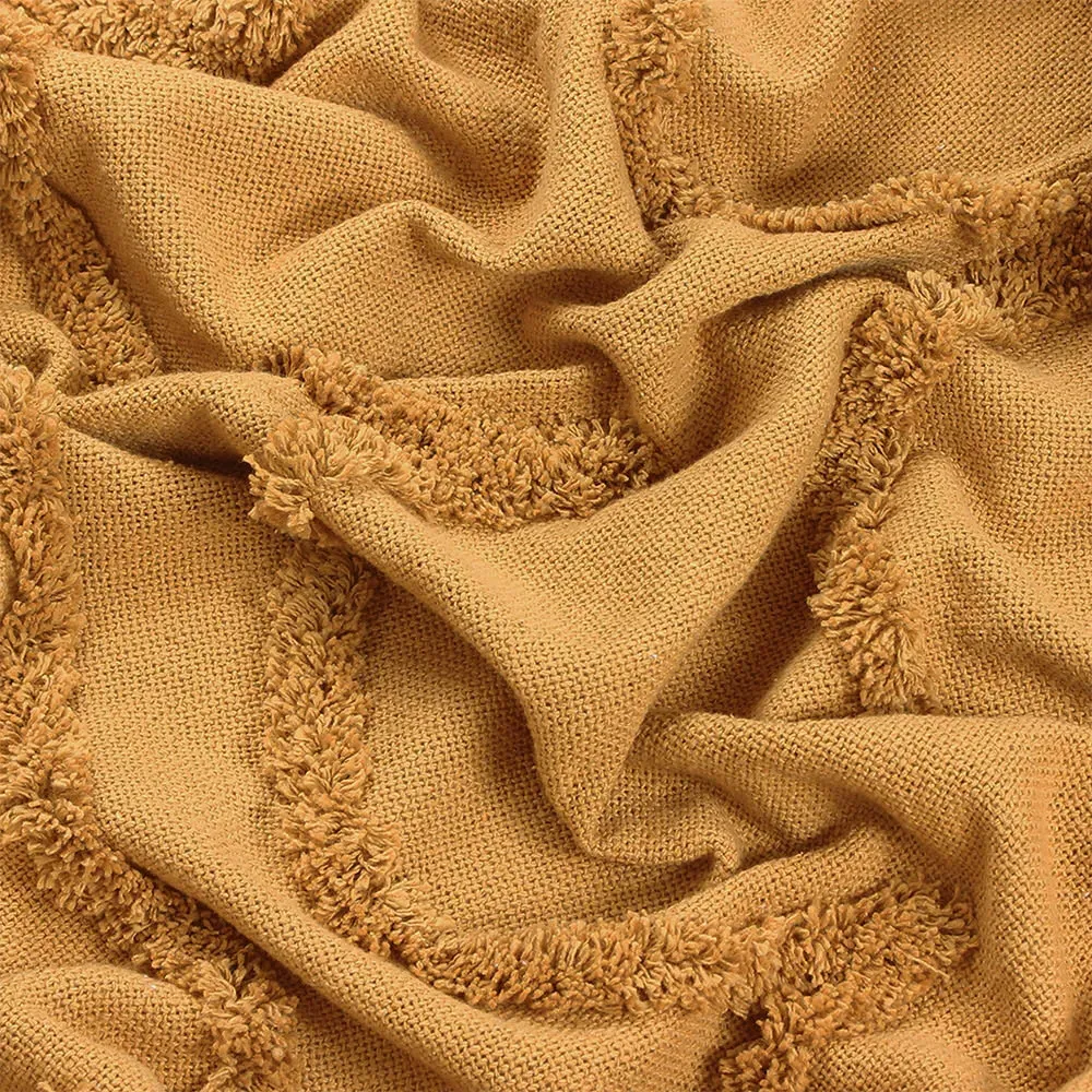 Jakarta Tufted Throw - Yellow