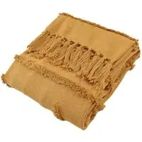 Jakarta Tufted Throw - Yellow