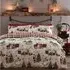 Jolly Santa Double Duvet Cover Set - Multi, Polycotton