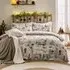 Joy To All Single Printed Reversible Duvet Set - White