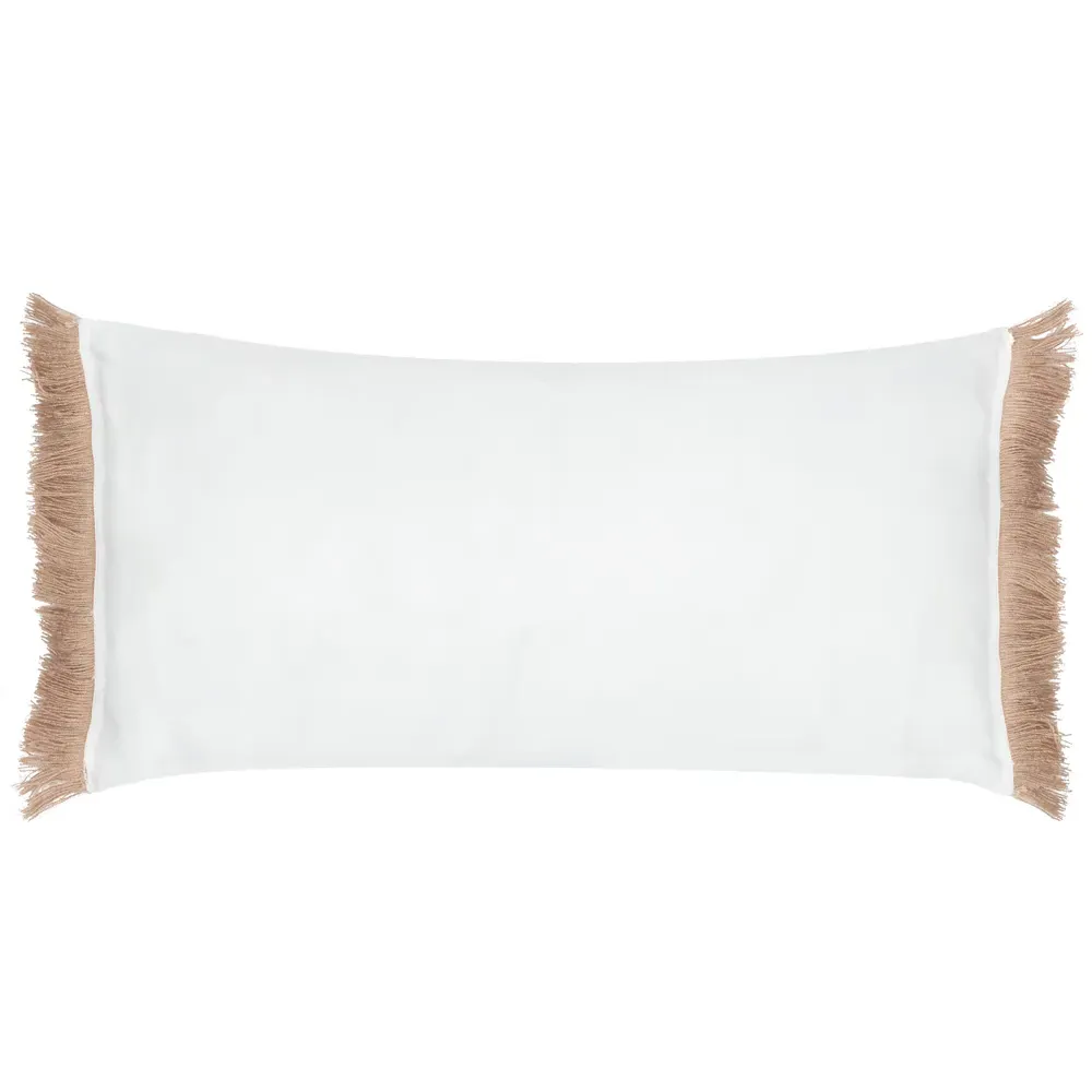 Kadie Woven Feather Filled Cushion - Natural