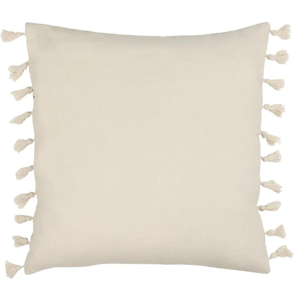 Kalai Geometric Tufted Cushion - Cinnamon, Cotton