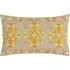 Kalina Embroidered Cushion - Yellow, Cotton