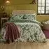 King Size Mystic Berry Floral Reversible Duvet Set - Green